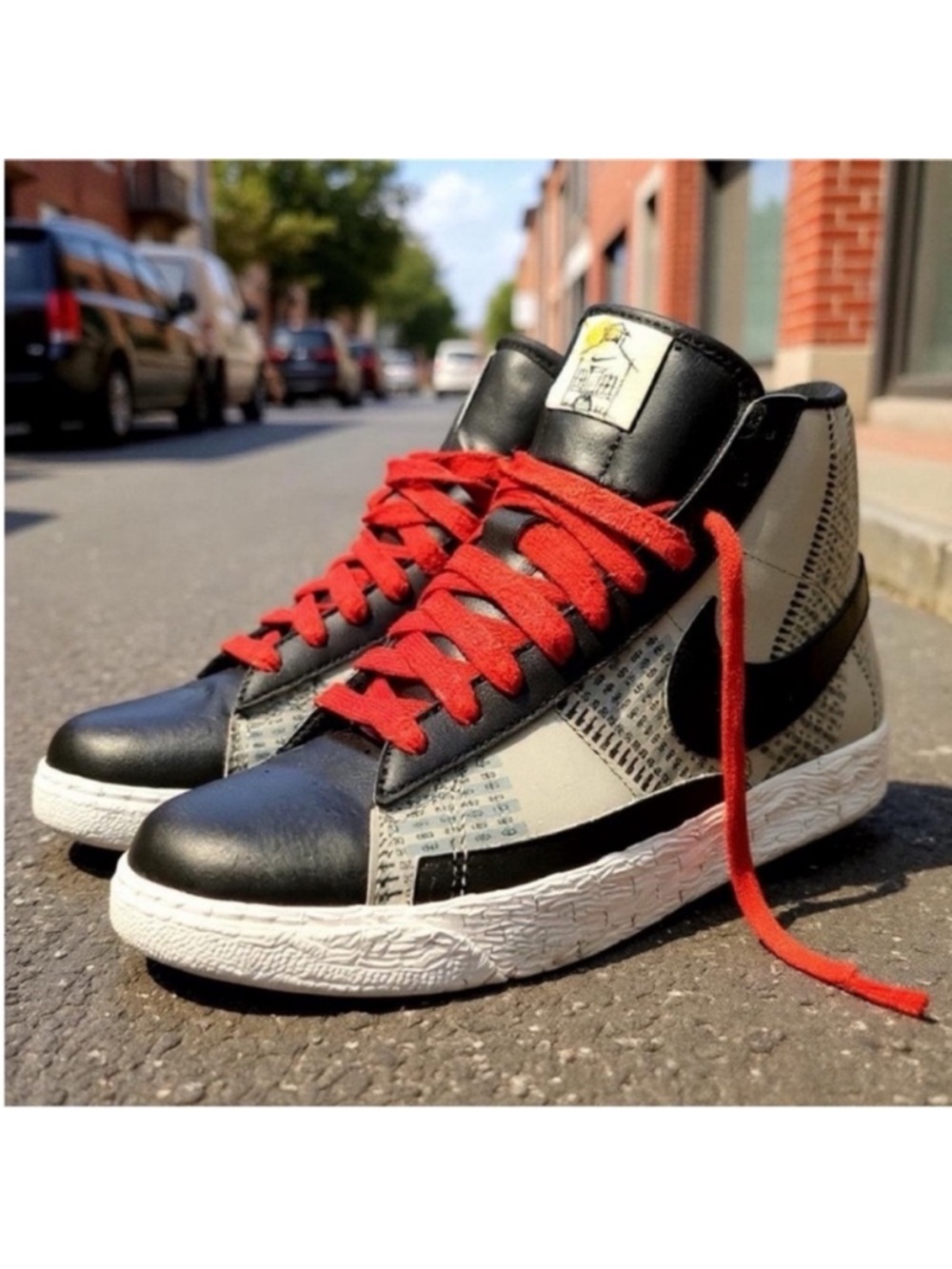 RARE Vintage release 
Nike Blazer High Premium SB
Scantron men 7/woman 9 - Picture 3 of 3